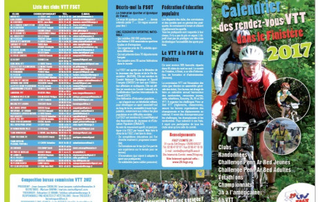 Calendrier VTT FSGT 2017!