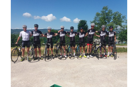 Pierre sur la classique des Alpes juniors!
