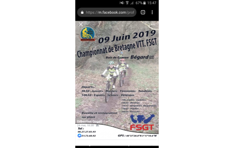 CHT REGIONAL VTT FSGT A BEGARD